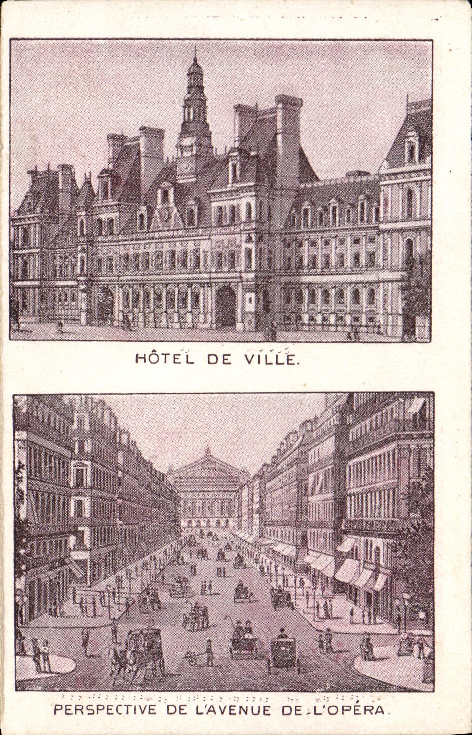 CPA Perspective De L'Avenue De L'Opera Paris