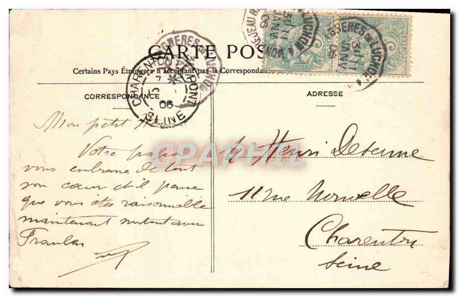 CPA Saint Bertrand de Comminges Restes de l'eveche  — Verso