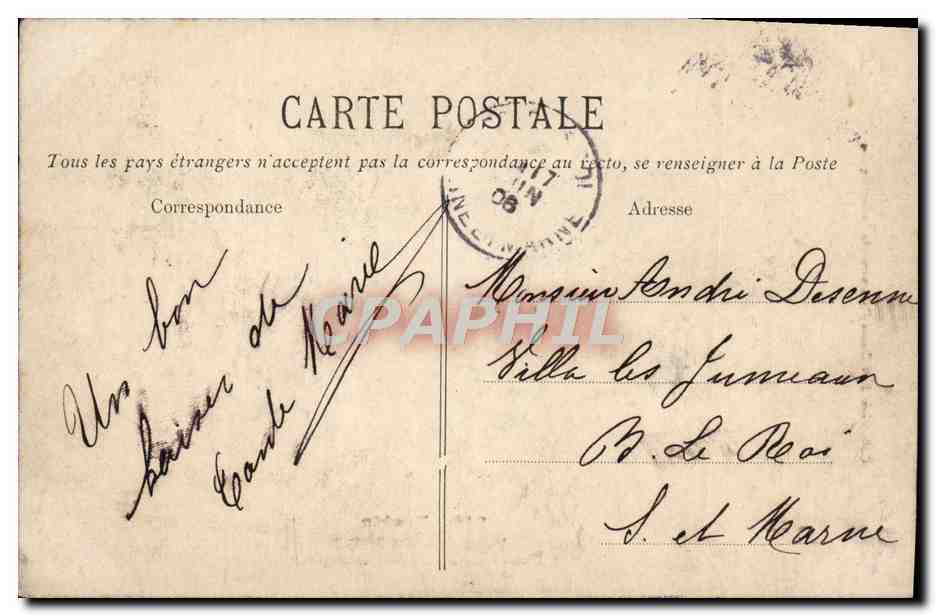 Phu Ninh Giang — Porte de la Garde Indigène — éditeur inconnu, n° 265 — Rückseite