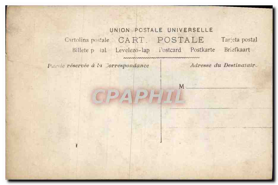 CPA Fantaisie Enfants — Verso