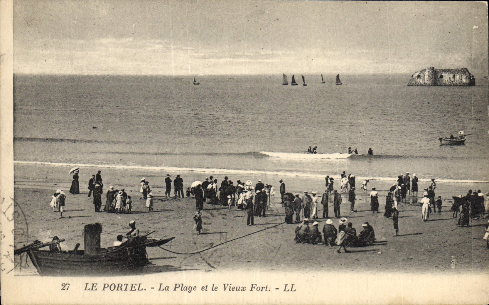 Le Portel - La Plage et le Vieux Fort - LL