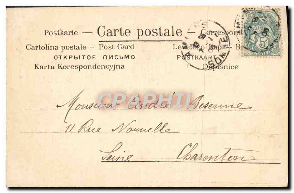 CPA Le Trou Recoit Un Chalumeau Soldat Militaria — Rückseite