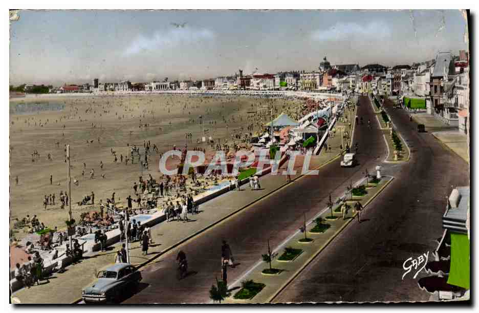 Les Sables-d'Olonne — La playa y el terraplén — Éditions Gaby