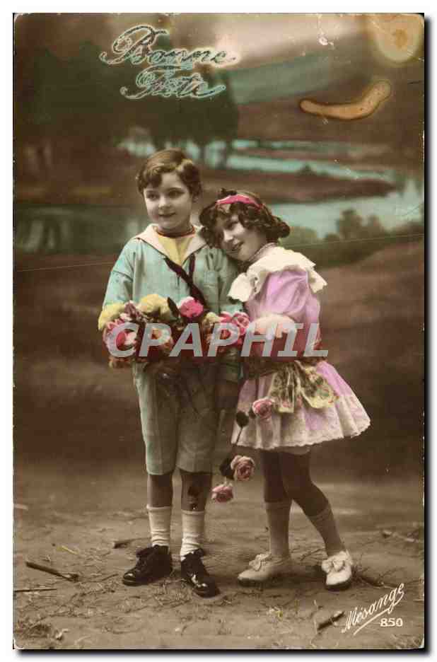 CPA Bonne Fete Enfants