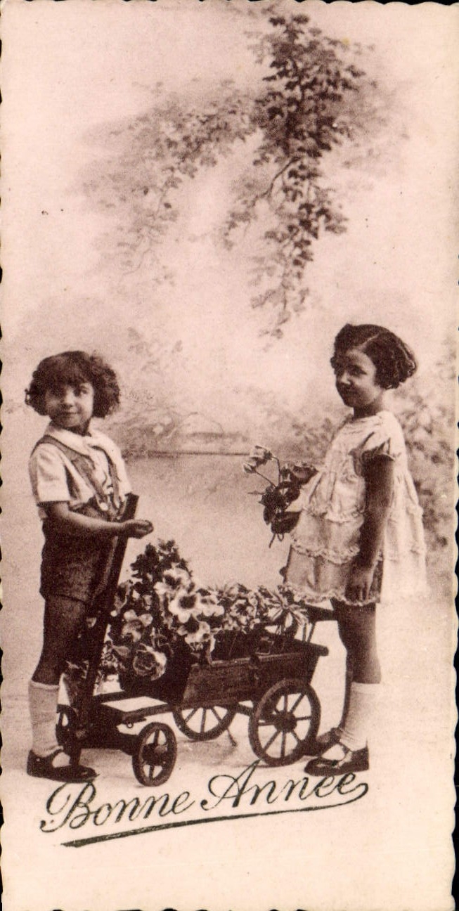 CPA Bonne Annee Enfants