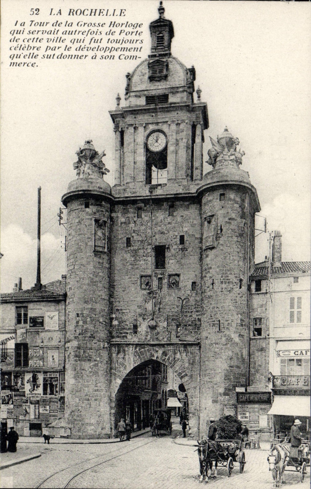 La Rochelle — Tour de la Grosse Horloge — Picon