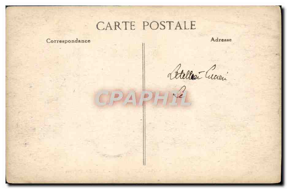 CPA Abbaye De La Grande Trappe Allee Des Platanes — Rückseite