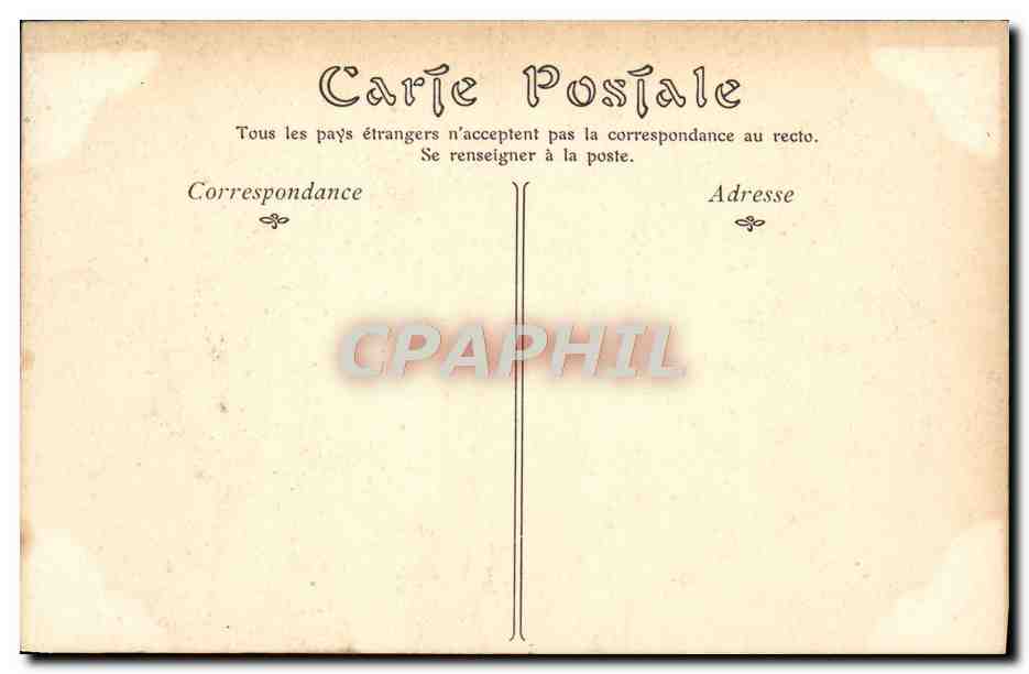 CPA Le Treport La Rue De La Batterie — Rückseite