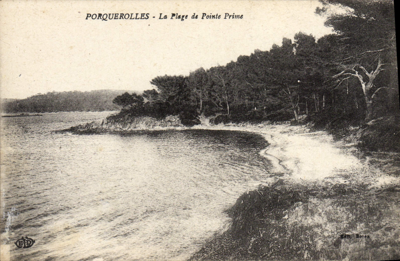Porquerolles - La Plage de Pointe Prime — Verlag EDP, Seriennummer nicht sichtbar