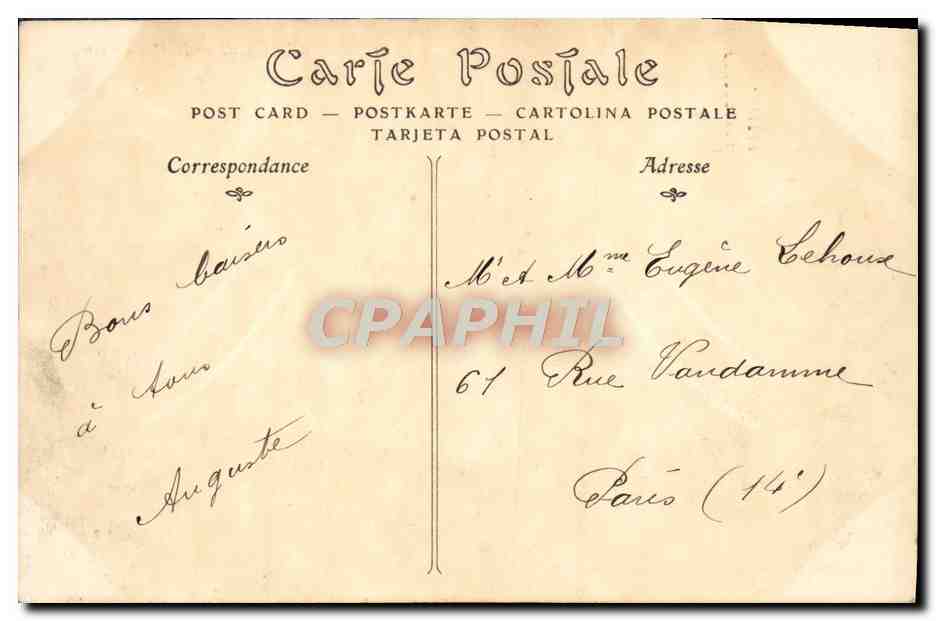 CPA Duclair La Chute — Rückseite