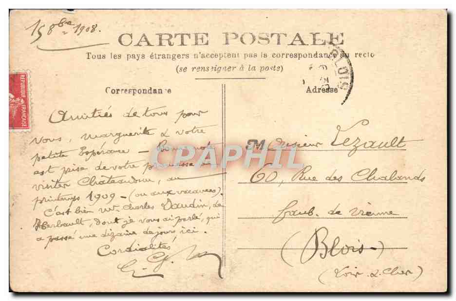 Châteaudun - Le Château - Vue Générale — Éditeur non visible, n° de série non lisible — Reverso