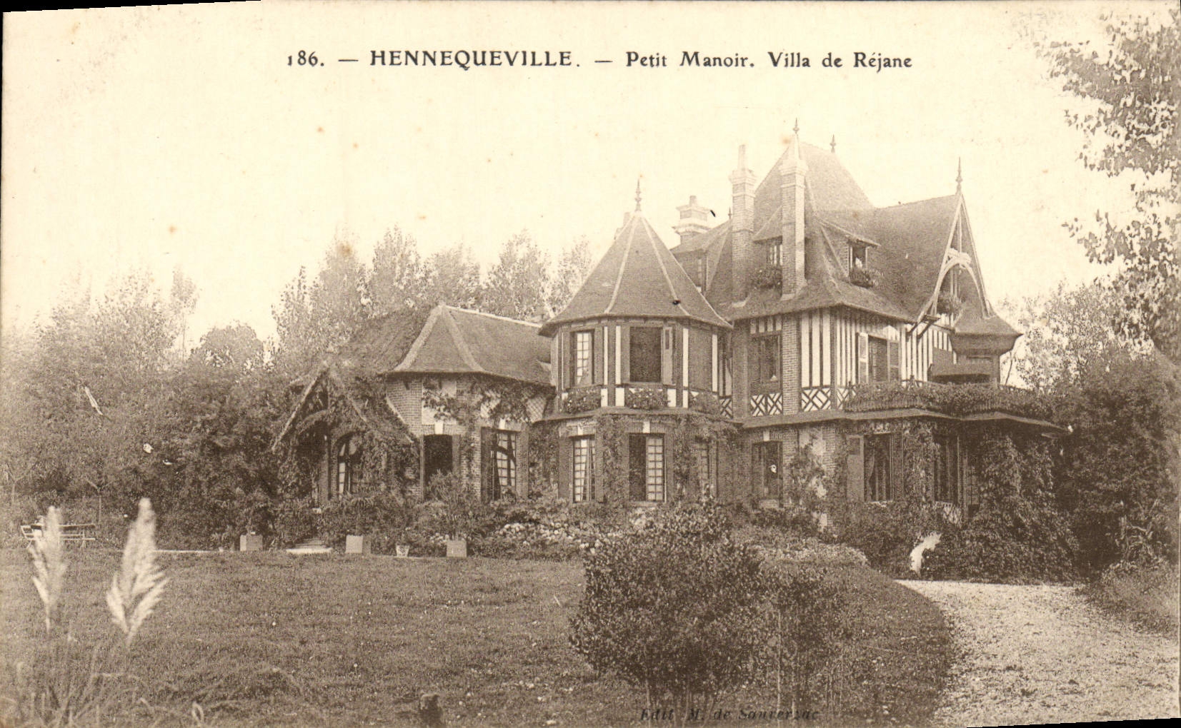 Hennequeville — Kleines Schloss. Villa von Réjane — Verlag: N° de Sancerre