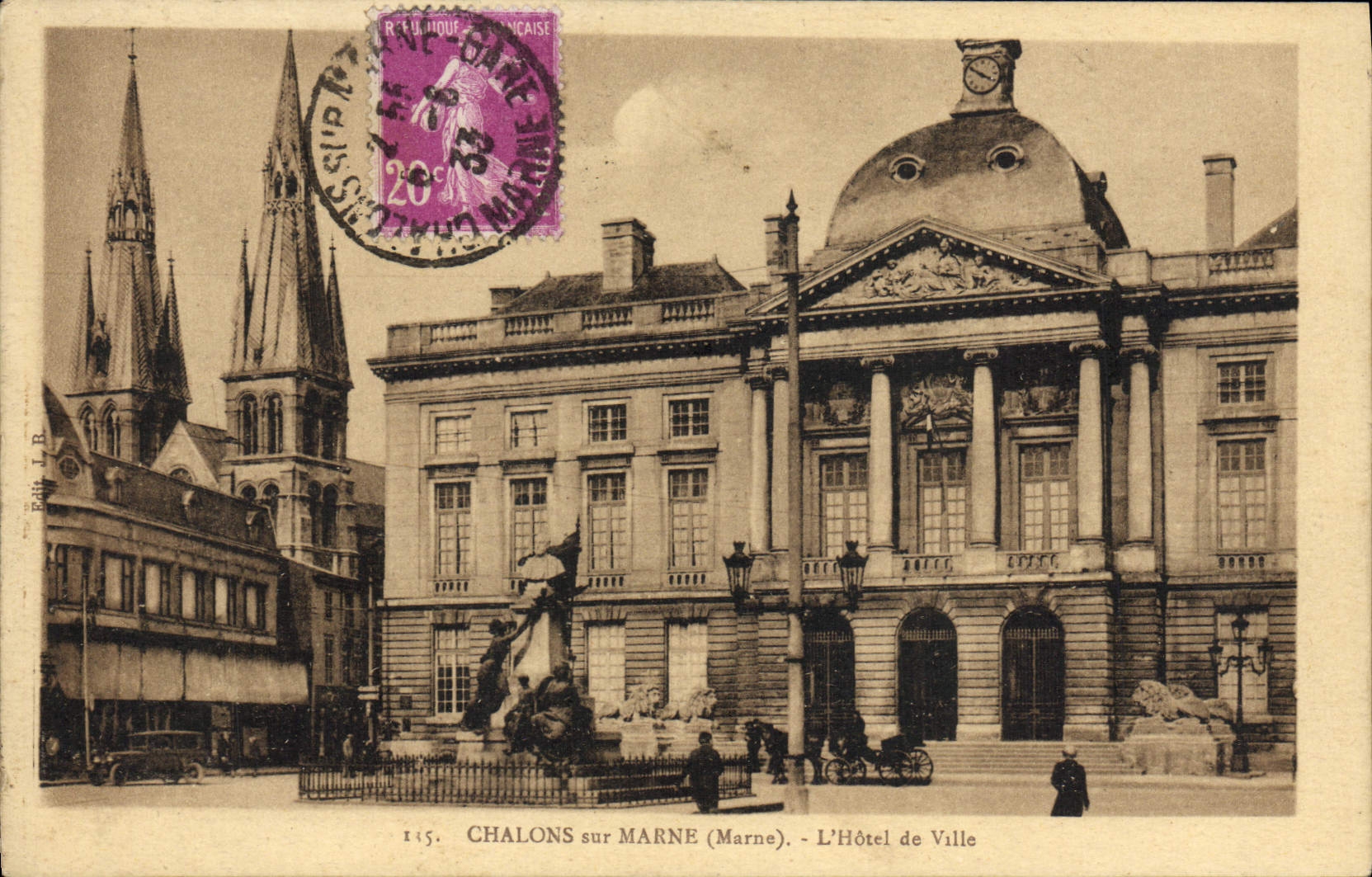 Chalons-sur-Marne (Marne) - L'Hôtel de Ville — Édith I. B. n°145