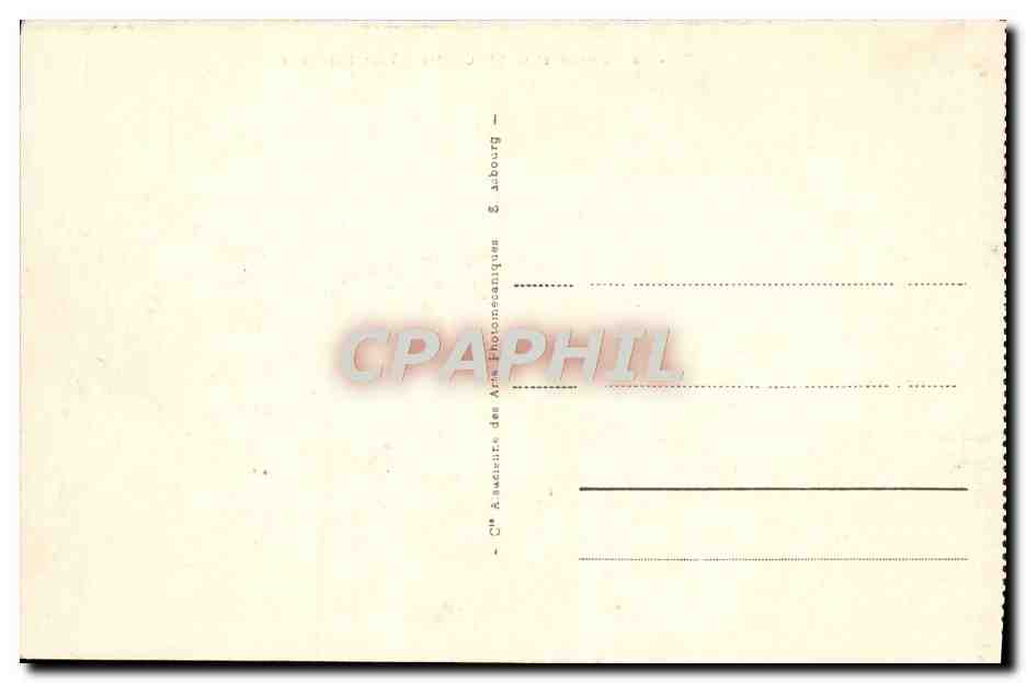 CPA Bizerte Le Courrier Et La Cie Generale Transatiantique Bateau — Verso