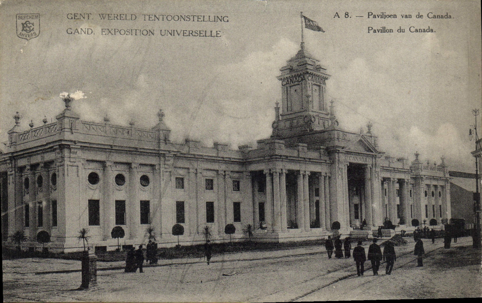 CPA Gand Exposition universelle Pavillon du Canada 