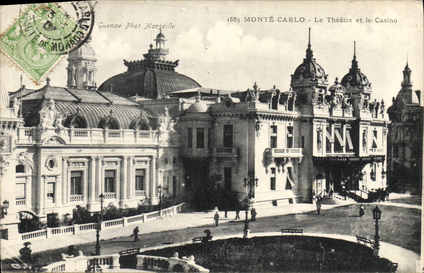 Monte-Carlo - Le Théâtre et le Casino — Guenae Phot Marseille, n°1685