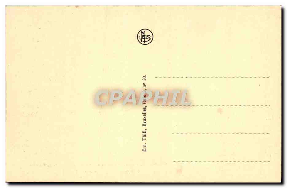 CPA Gand Place Ste Pharailde ancien hospice Wenemaer et marche aux poissons  — Rückseite