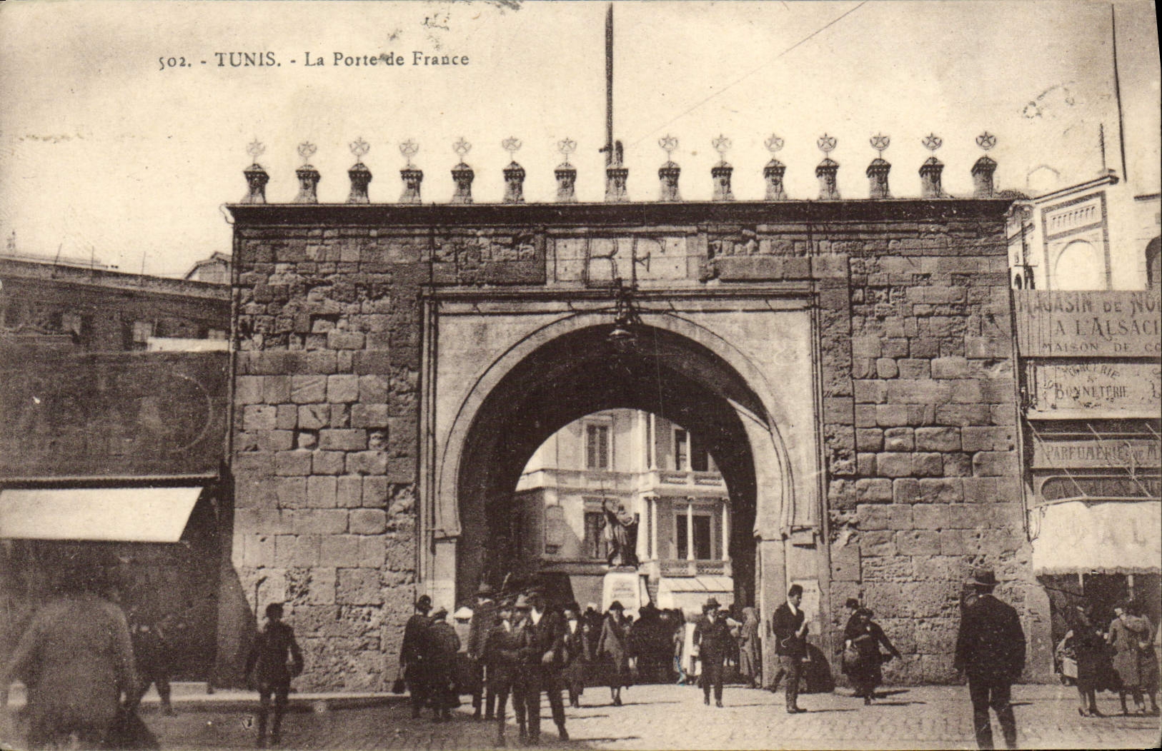 CPA Tunis La Porte De France