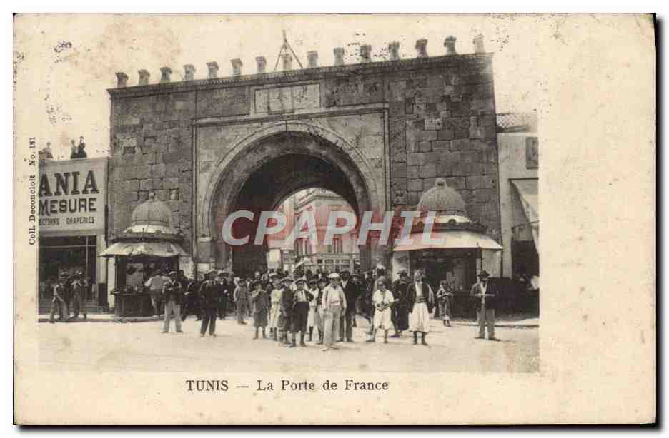 CPA Tunis La Porte De France