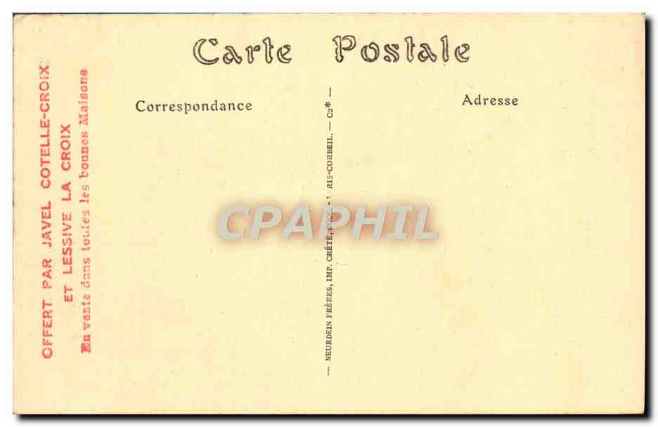 CPA Bruxelles La Place De I'Hotel De Ville — Rückseite