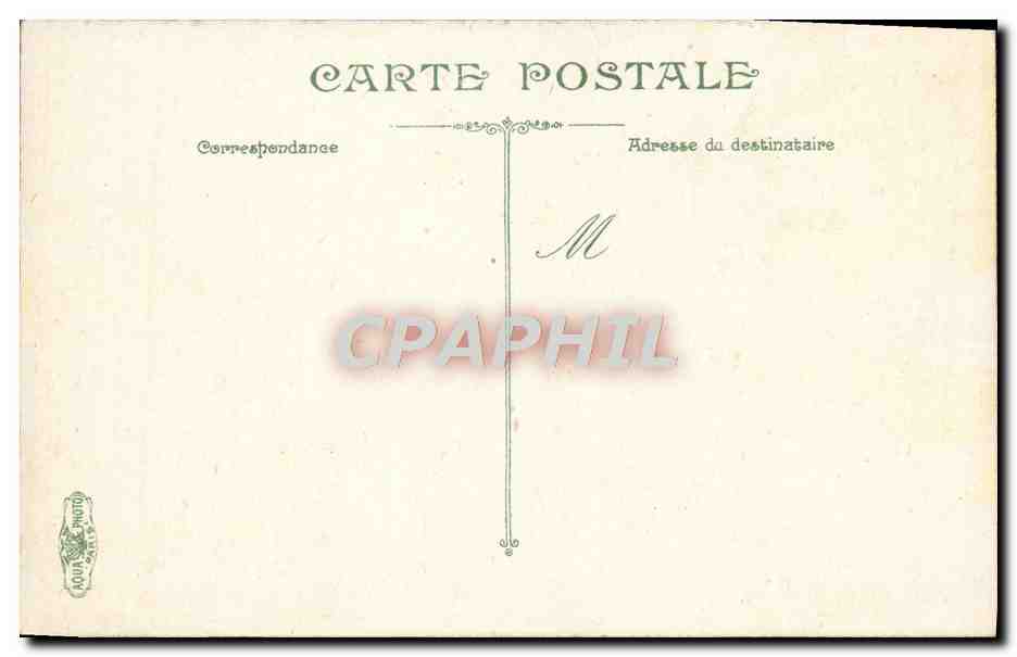 CPA Geneve Perspective Du Grand Quai Bateau — Rückseite