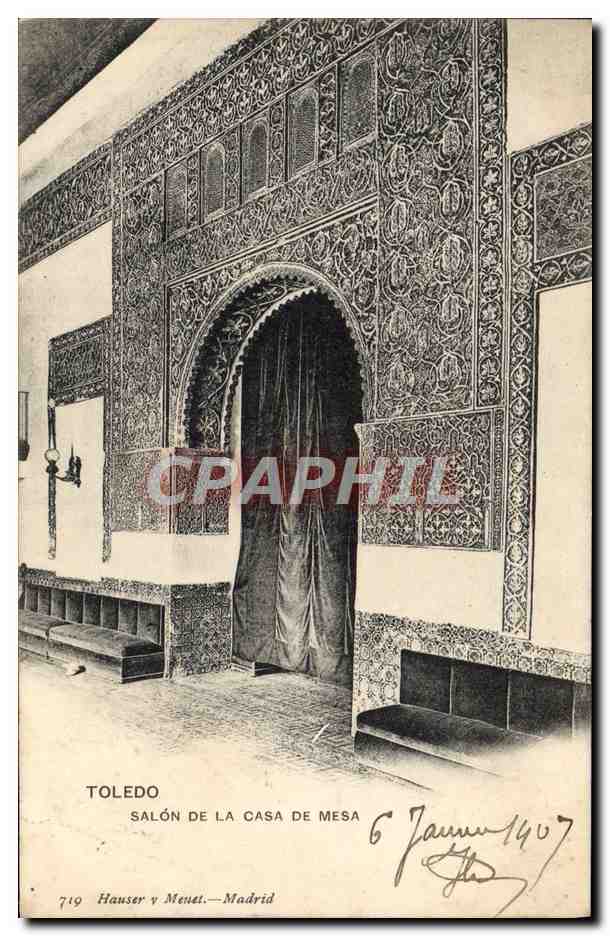 CPA Toledo Salon De La Casa De Mesa