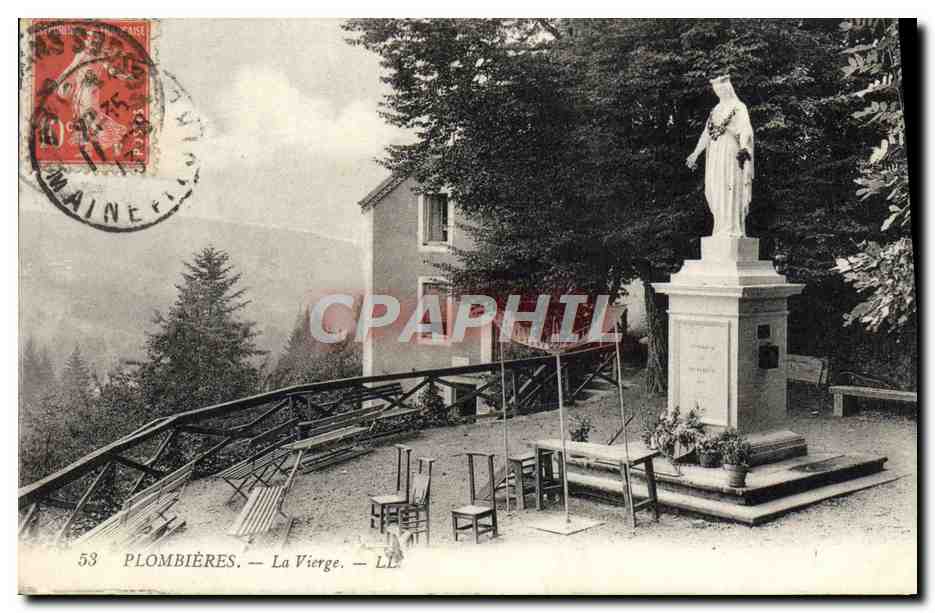 CPA Plombieres La Vierge