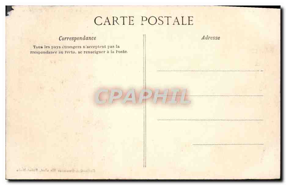 CPA Parame Le Casino Et La Plage — Rückseite