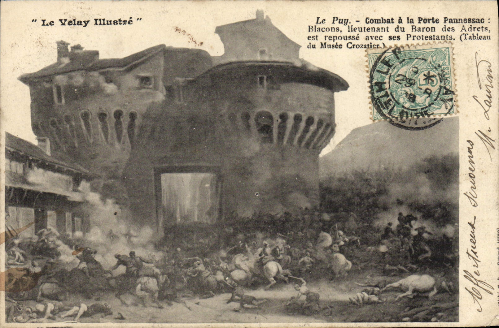 CPA Le Puy Combat a la porte Pannessac 