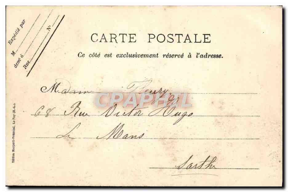CPA Le Puy Combat a la porte Pannessac  — Rückseite