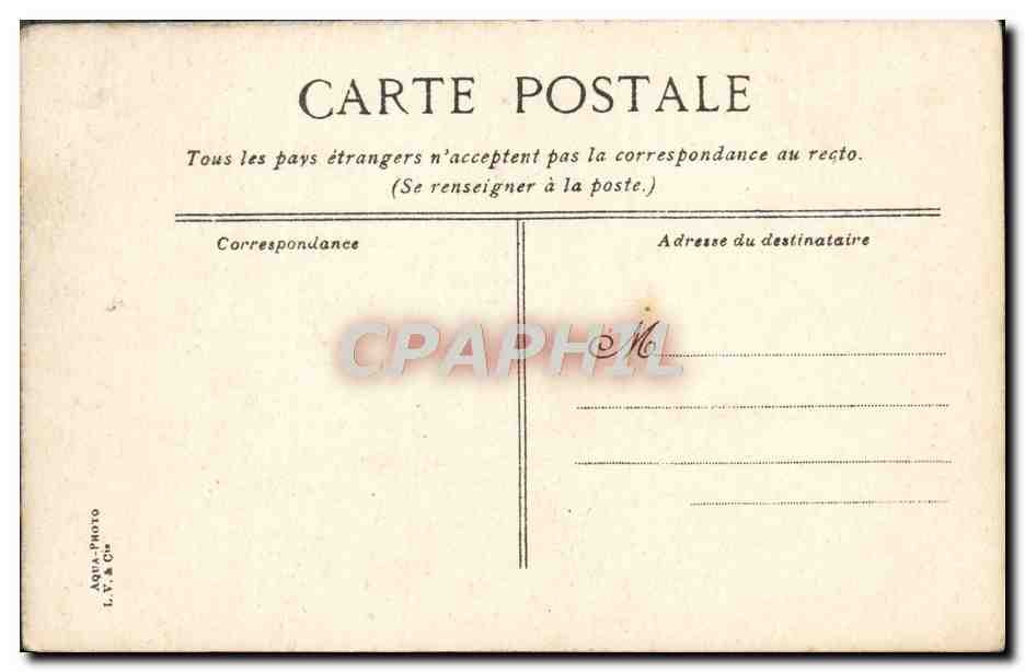 Paris-Plage - L'Hermitage — restaurant avec terrasse et parasols — éditeur L.V.C. — Rückseite