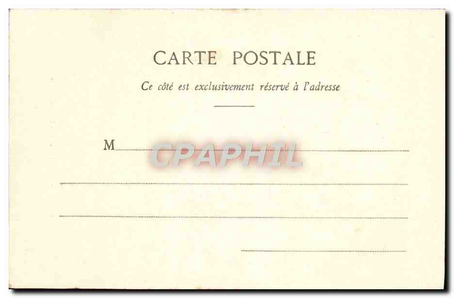 CPA Pau Le Chateau Vu De La Basse Plante — Verso
