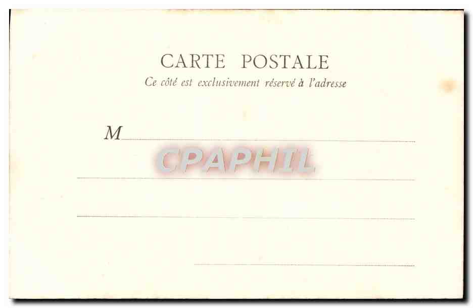 CPA Orleans Musee Historique — Verso