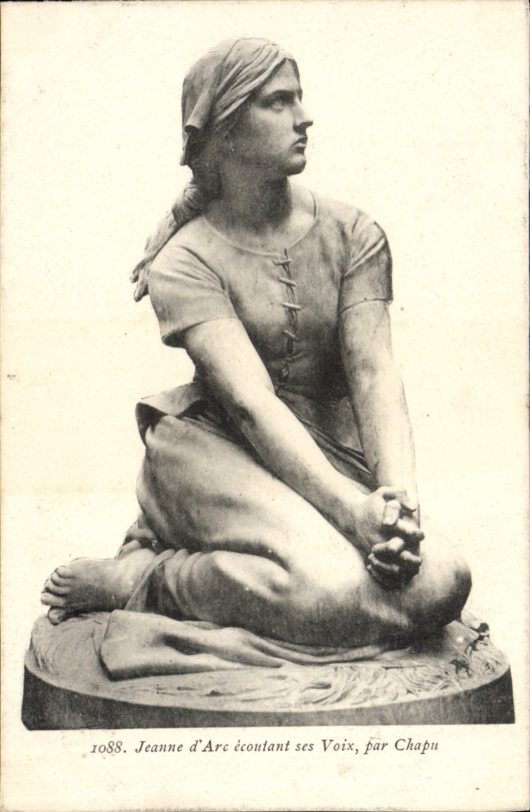 CPA Jeanne D'Arc Ecoutant Ses Voix Par Chapu