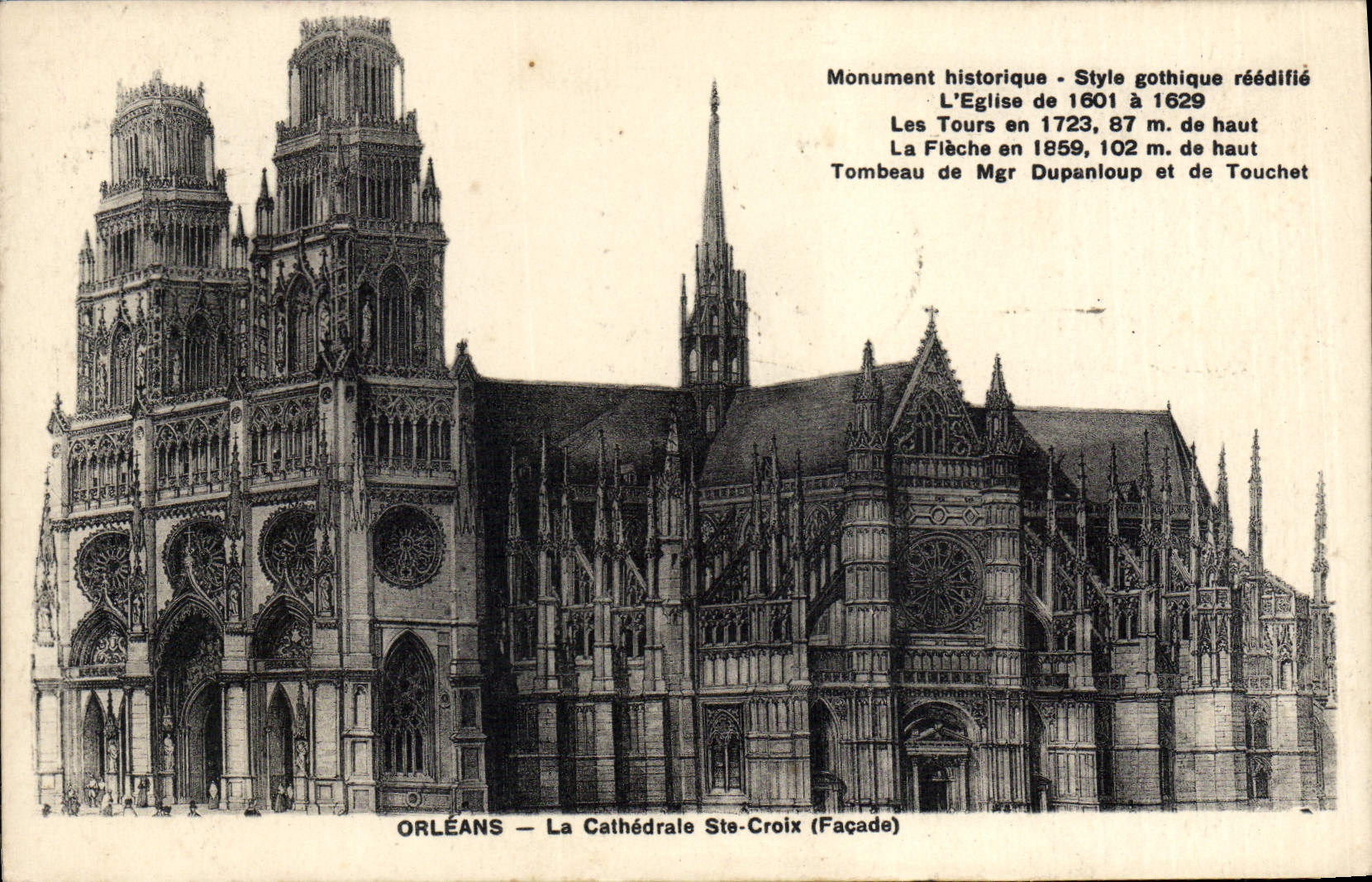 CPA Orleans La Cathedrale Ste Croix