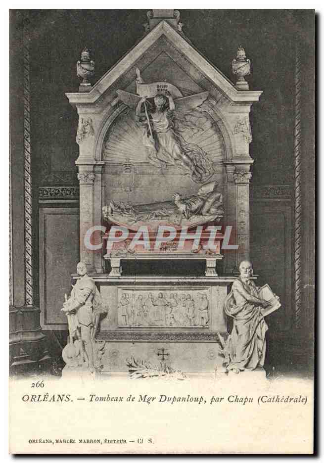 CPA Orleans Tombeau De Mar Dupanloup Par Chapu Cathedrale