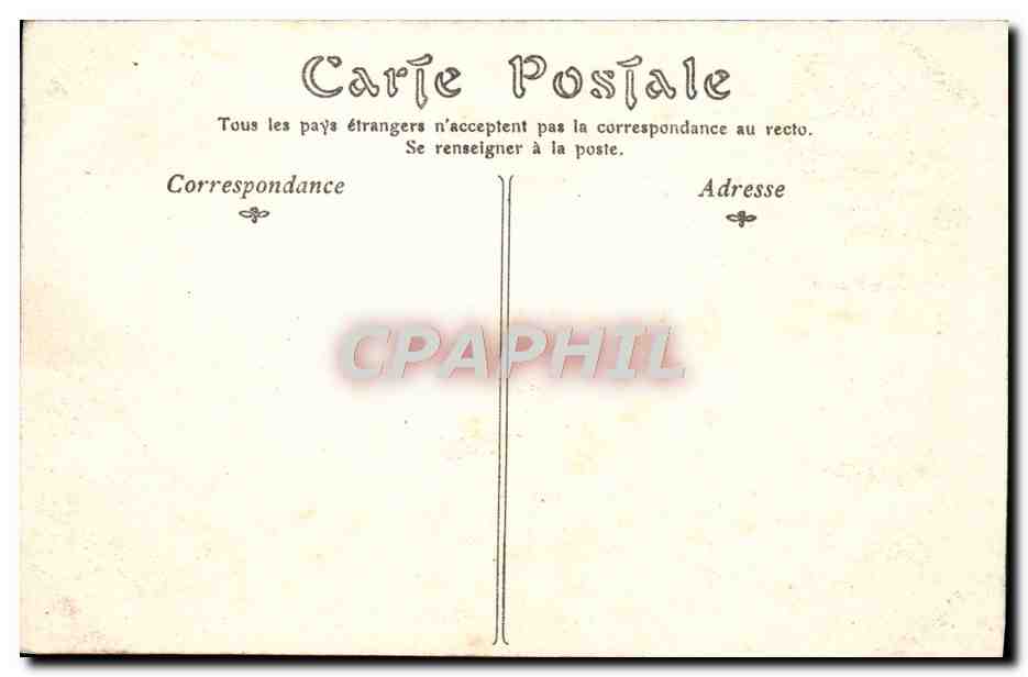 CPA Orleans Salle Des Seances Du Conseil Municipal — Rückseite