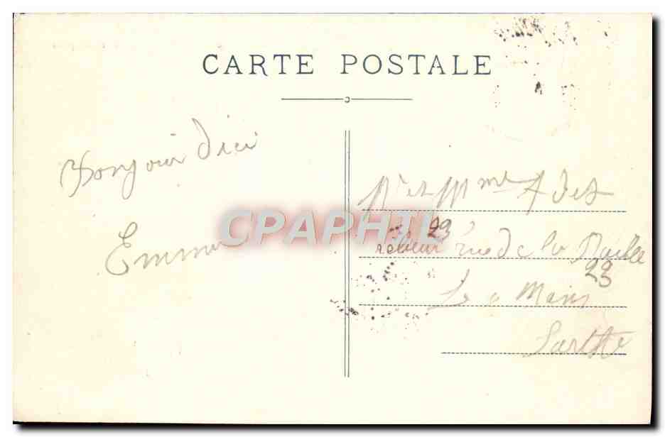 CPA Le Chateau Henri IV La Tour Et La Chapelle Pau — Rückseite