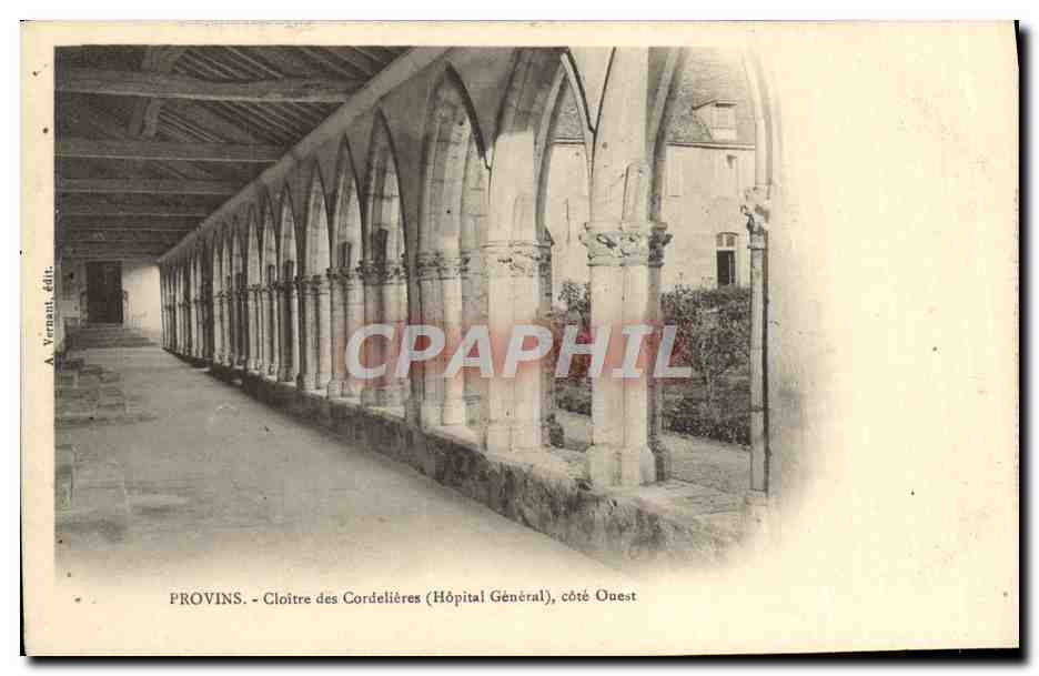 CPA Provins Cloitre Des Cordelieres Hopital des Cordelieres Hopital general Cote ouest 