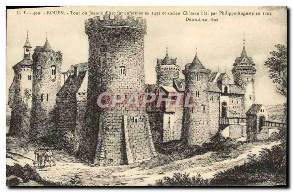 CPA Rouen Tour Ou Jeanne D'Arc Fut Enfermee