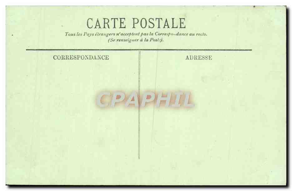 Rambouillet — Le Château — Cabinet de travail du Président de la République — LL. — N°25 — Rückseite