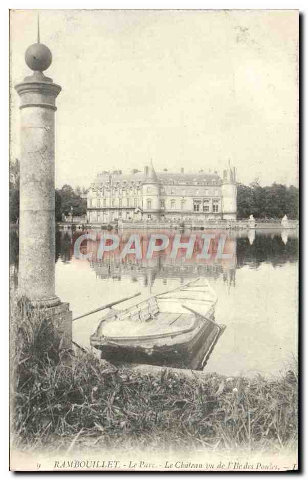 Rambouillet - Le Parc - Le Château ou de l'Île des Poules — CPAPHIL