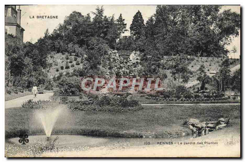 CPA Rennes Le Jardin Des Plantes