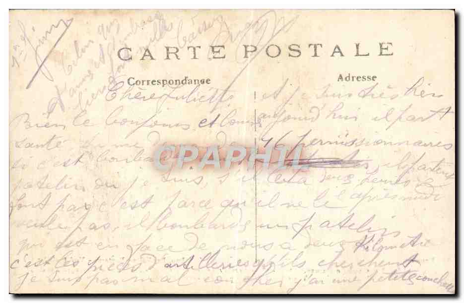 CPA La Grande Guerre Bombardement De Reims Les Ruines Boulevard lundi Militaria — Rückseite