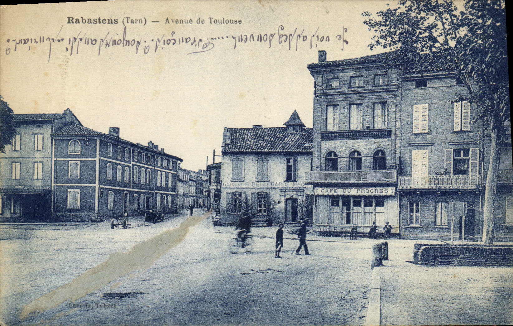 CPA Rabastens Avenue De Toulouse
