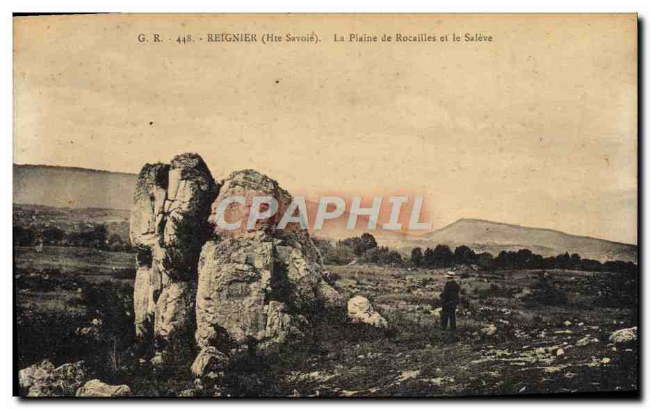 CPA Reignier La Plaine De Rocailles Et Le Saleve