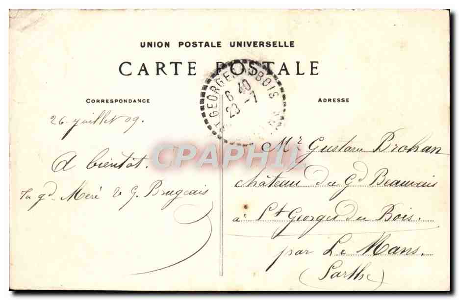 CPA Rotheneuf Vue Generale Des Rochers  — Rückseite