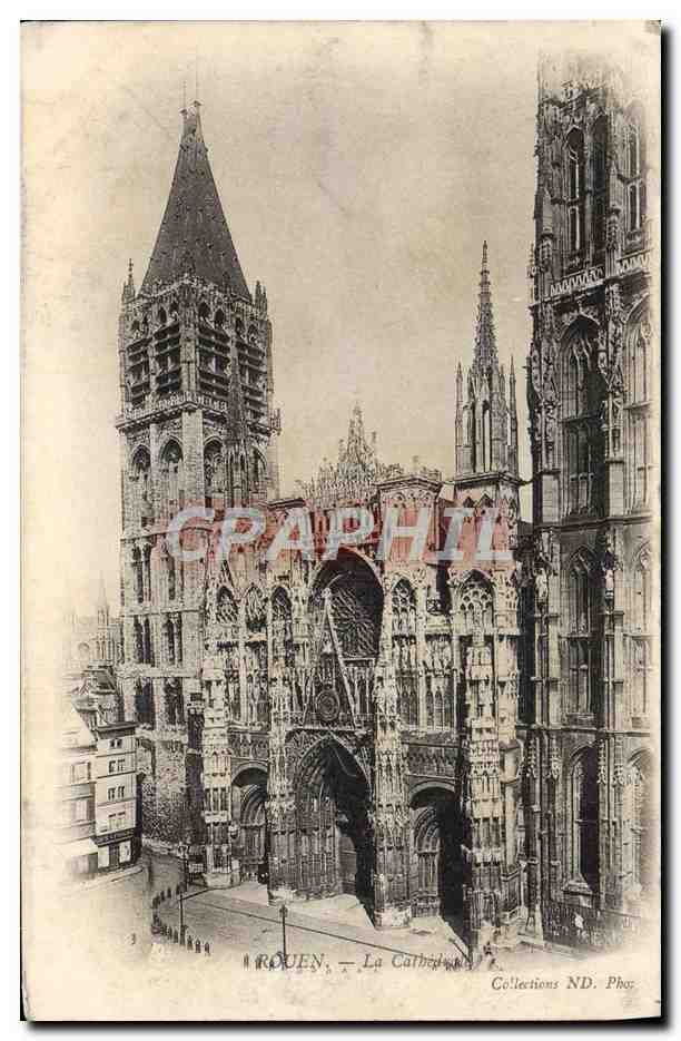 CPA Rouen La Cathedrale