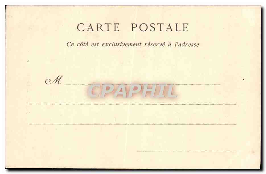 CPA Rouen La Grosse Horloge — Rückseite