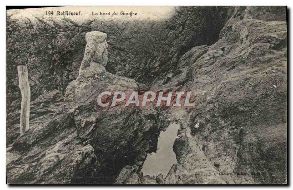 CPA Rotheneuf Le Bord Du Gouffre